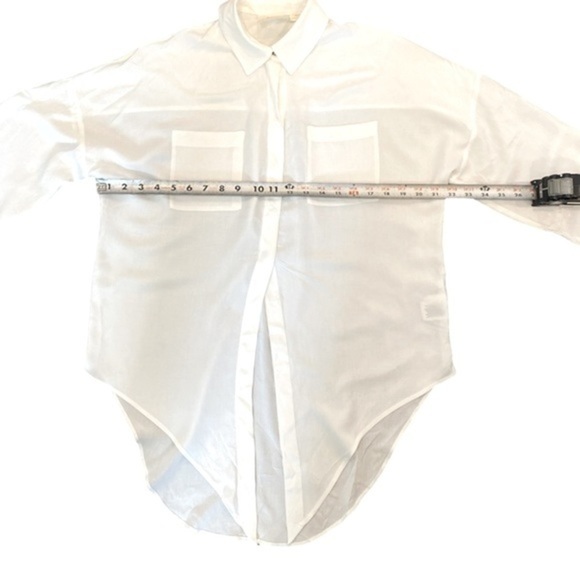 Anthropologie Maeve button up tie front top - Picture 3 of 10